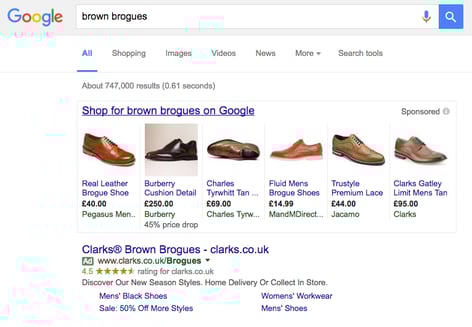 PLA google adwords screen grab 