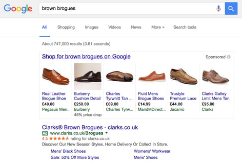 PLA google adwords screen grab 